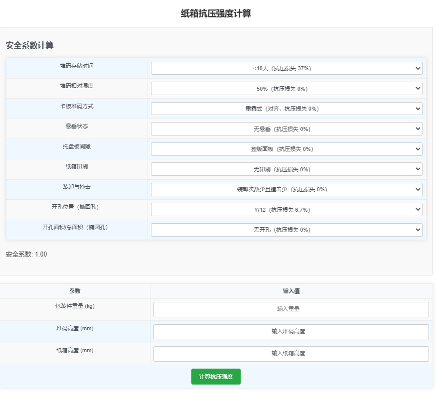 图片[2]-依据GB/T 6543，你的纸箱需要多少抗压？ 抗压计算工具介绍-包印学堂