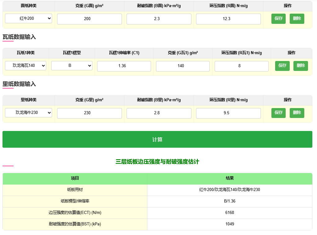 图片[8]-三层纸板边压强度与耐破强度估计公式介绍-包印学堂